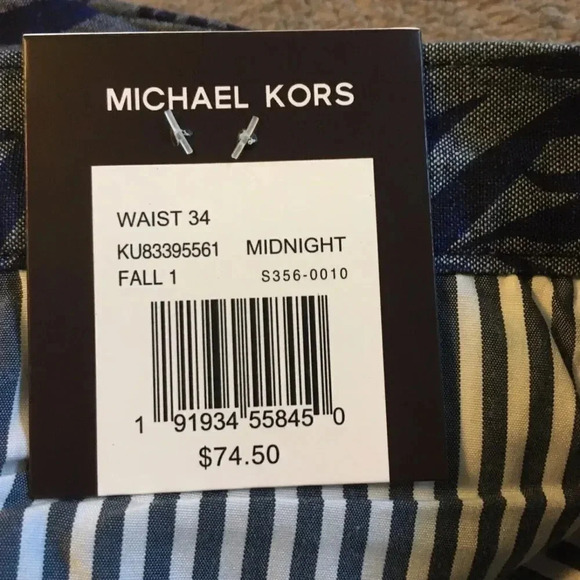 Michael Kors Blue Tropical Casual Shorts NWT - Picture 7 of 10